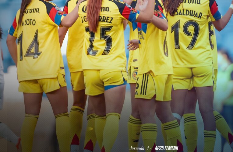 Gallos Femenil sufre dolorosa derrota ante América en la Jornada 4 del Apertura 2025