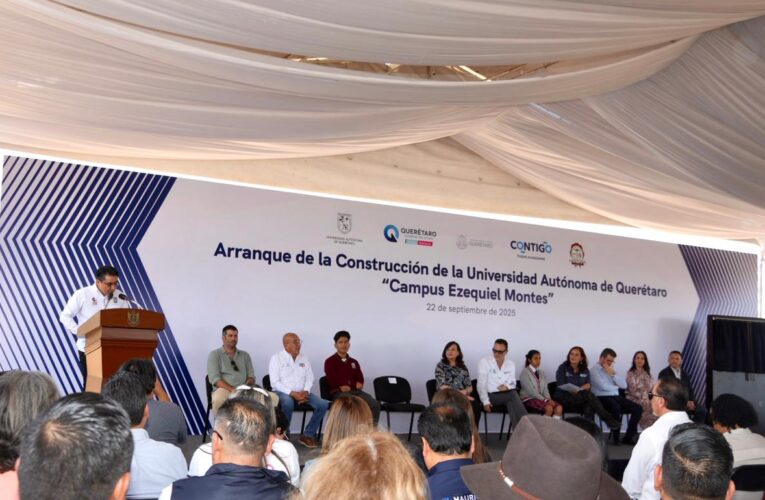 Inicia la construcción del Campus Universitario de la UAQ en Ezequiel Montes