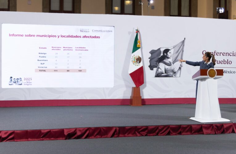 Instala Gobierno de México Centros de Mando y Puentes Aéreos en Hidalgo para Atender Comunidades Afectadas por las Lluvias