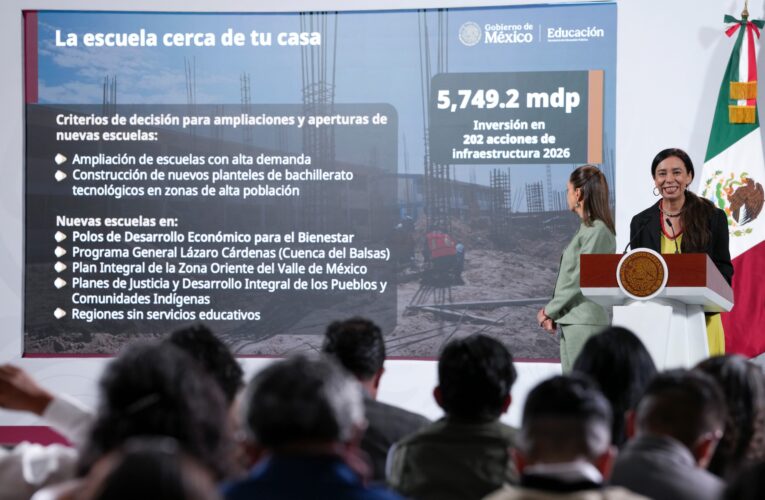 Gobierno Federal expandirá la oferta de bachillerato: 130 nuevas preparatorias en 2026, priorizando cercanía a los hogares