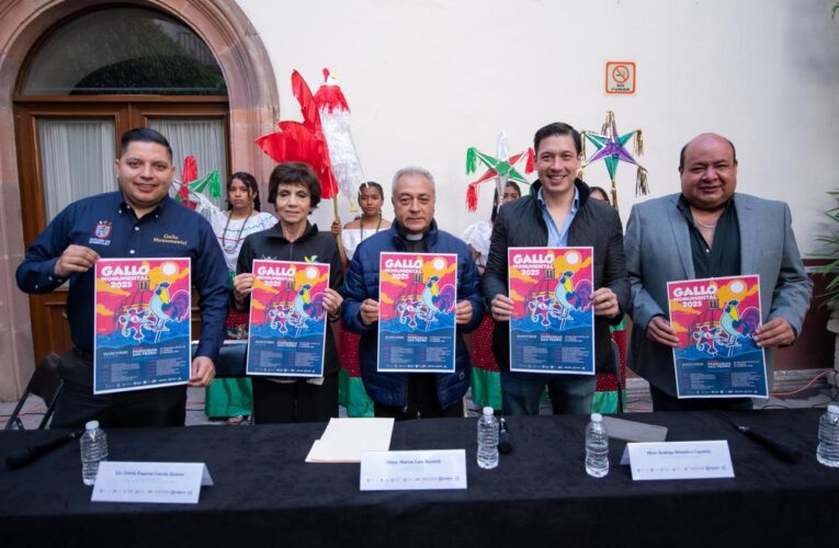 El Marqués y la Diócesis de Querétaro presentan el “Gallo Monumental 2025”, símbolo de fe, identidad y tradición queretana