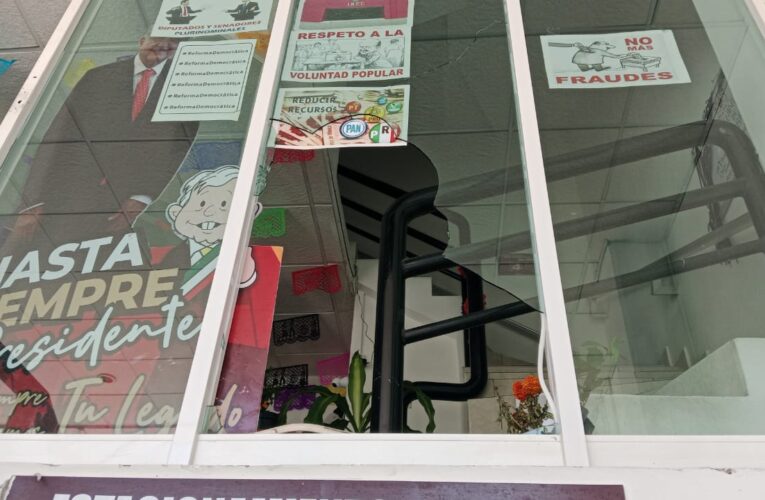 Morena Querétaro exige garantías de seguridad tras nuevos daños a su sede estatal