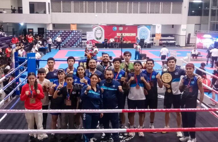 Querétaro brilla en el Nacional de Kickboxing con 68 medallas conquistadas