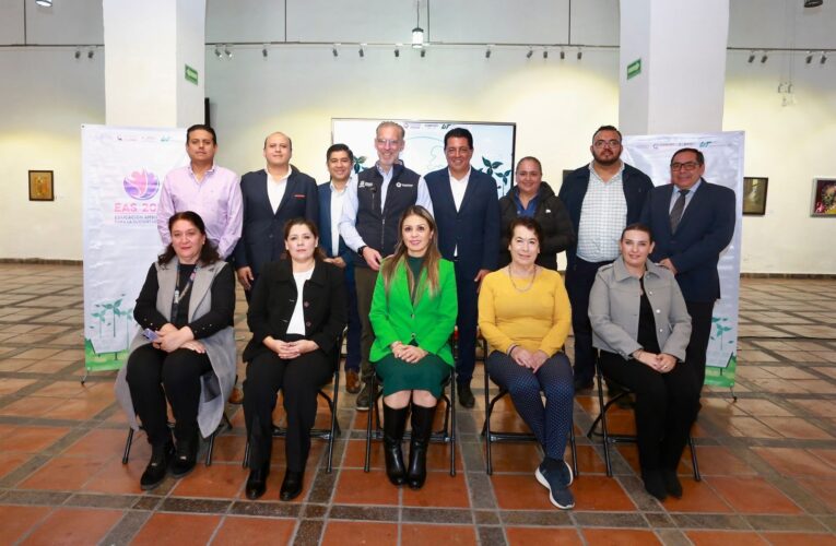 Encabeza Marco Del Prete lanzamiento del Congreso de Educación Ambiental para la Sustentabilidad 2025