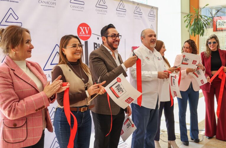 Impulsa Claudia Díaz Gayou el consumo local durante el arranque del Buen Fin en Querétaro