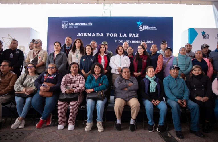 Realizan “Jornadas por la Paz” en San Juan del Río con la participación de más de 15 dependencias