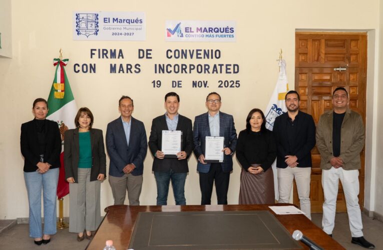Firman convenio con Mars Incorporated para fortalecer la protección y bienestar animal en El Marqués