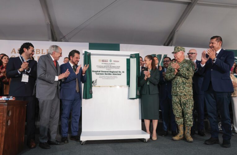 IMSS renueva infraestructura en Puebla: Sheinbaum presenta hospital regional de alta especialidad