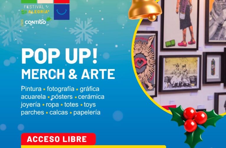 Impulsan Pop Up! Merch and Arte en el CEART para acercar la creación artística al público