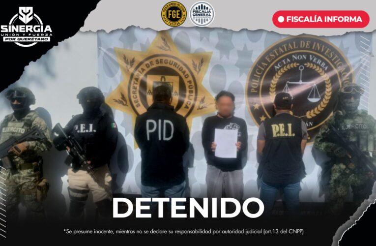 Detienen en Yucatán a presunto responsable de intento de homicidio gracias a Sinergia por Querétaro