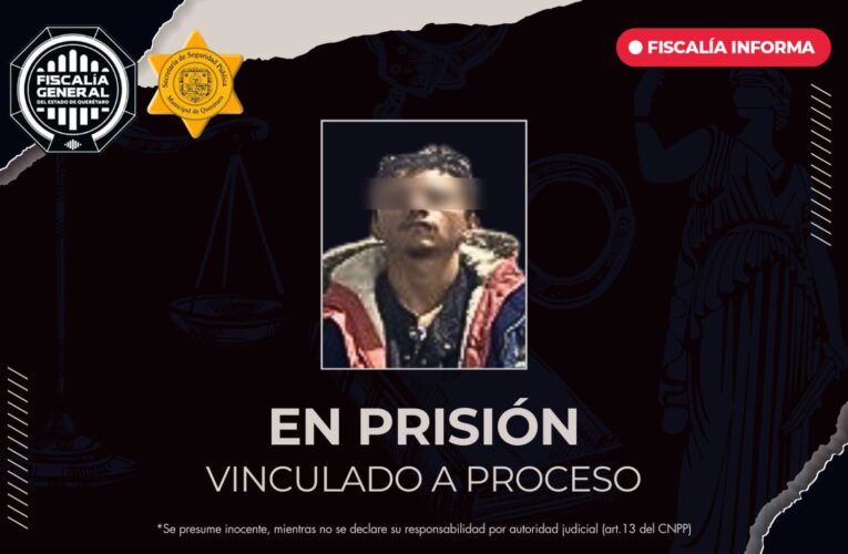 Vinculan a proceso a persona por robo equiparado de vehículo en Desarrollo San Pablo; permanecerá en prisión preventiva