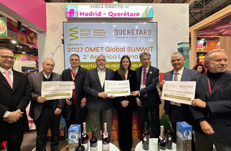 Querétaro se proyecta al mundo como anfitrión de la Cumbre Mundial de Enoturismo 2027