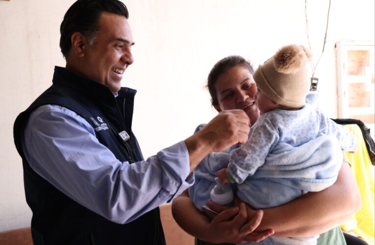 Luis Nava recorre Santa Rosa Jáuregui y fortalece apoyo a la primera infancia