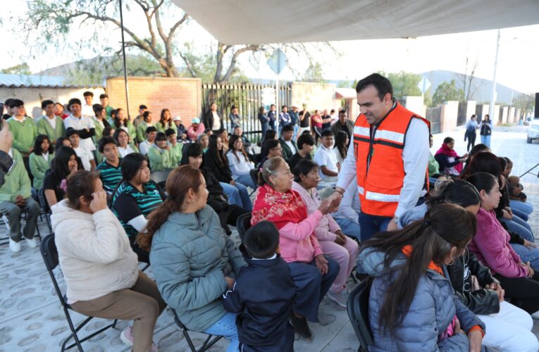 Cumple Gaspar Trueba Moncada con nueva vialidad en La Carbonera