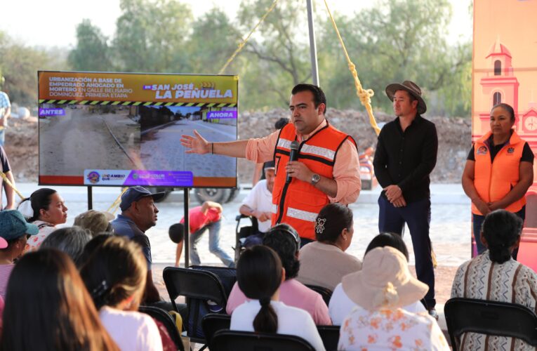 Avanza infraestructura urbana en Colón con nueva etapa de urbanización en La Peñuela