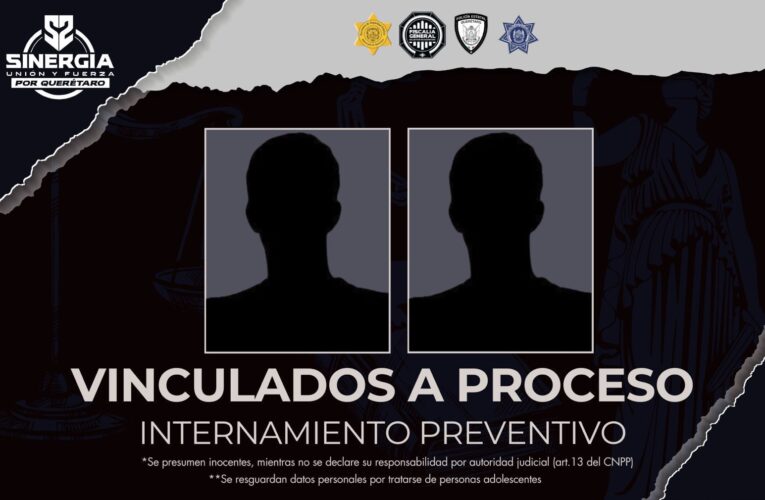 Vinculan a proceso a dos adolescentes por tentativa de homicidio tras disparar contra patrulla en Corregidora
