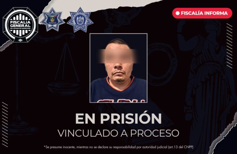 Vinculan a proceso y envían a prisión a imputado por robo de vehículo con violencia en San Juan del Río