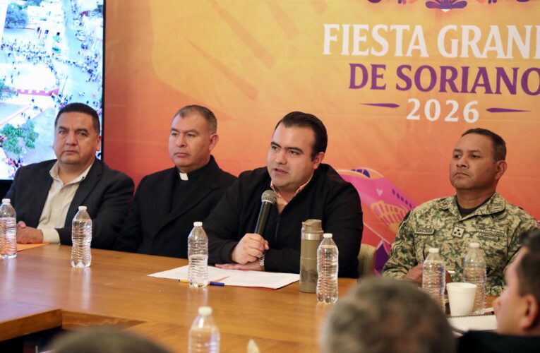 Alista Colón operativo de seguridad para la Festividad de Soriano 2026