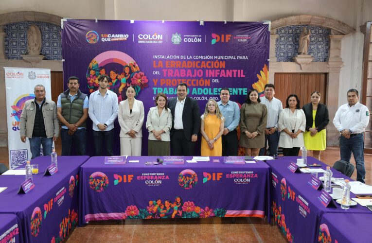 Instalan en Colón la Comisión Municipal para Prevenir y Erradicar el Trabajo Infantil