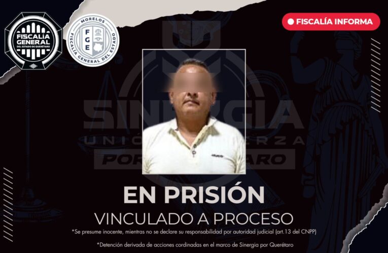 Dan prisión a presunto responsable de millonario robo a banco en Querétaro; fue capturado en Morelos gracias a coordinación interinstitucional