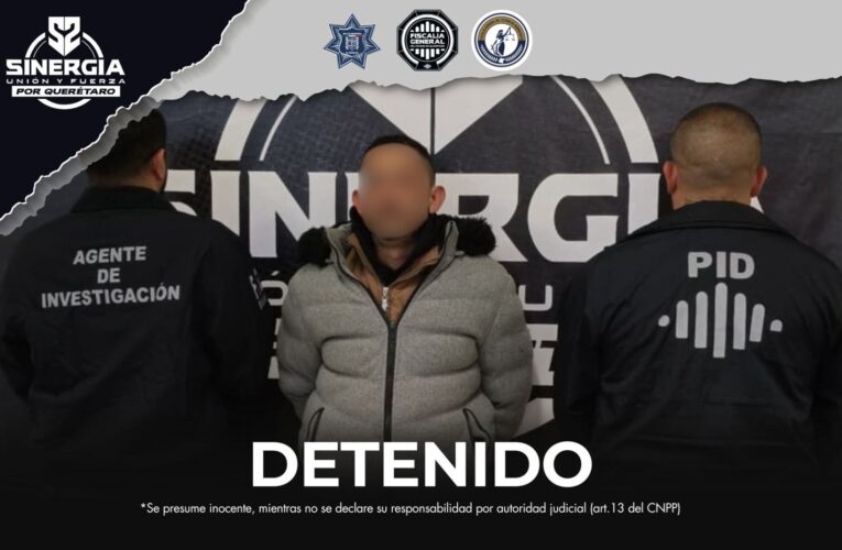 Detienen en Querétaro a “Ajava”, señalado por intento de homicidio ocurrido en Guanajuato