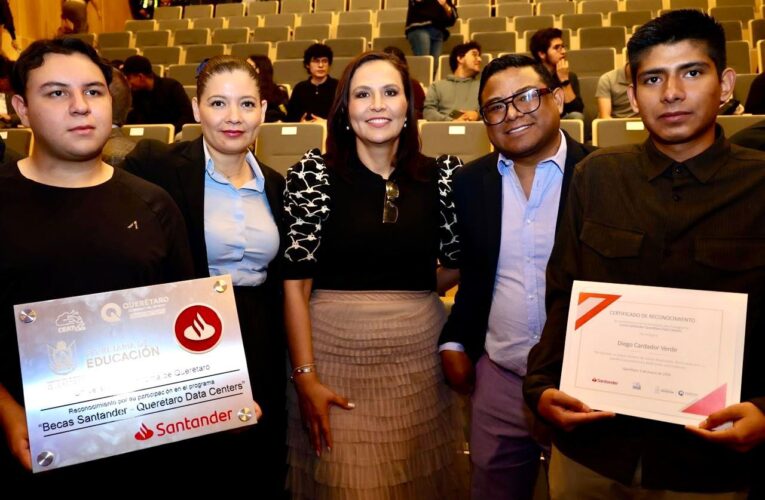 UAQ destaca en certificaciones digitales dentro del programa Becas Santander