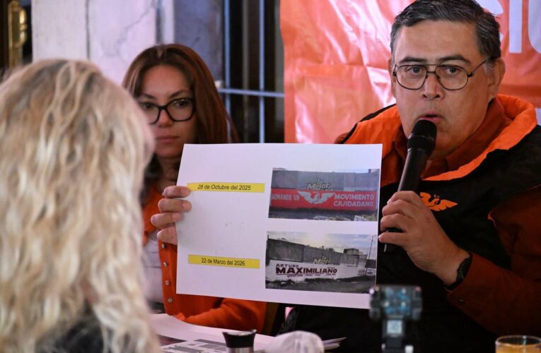 Denuncia MC en Querétaro daños a bardas y pide respeto a la legalidad electoral