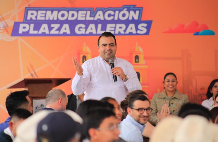 Entrega Gobierno de Colón la Plaza de Galeras rehabilitada con apoyo estatal e iniciativa privada