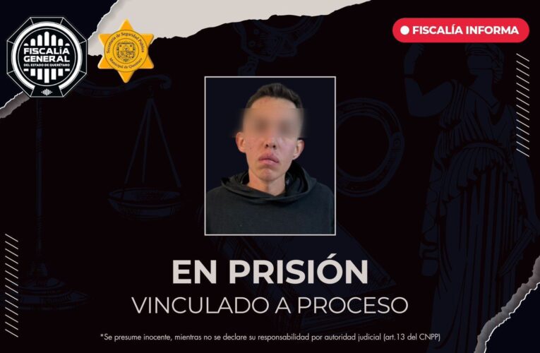 Vinculan a proceso y envían a prisión a sujeto por intento de robo de vehículo en Querétaro