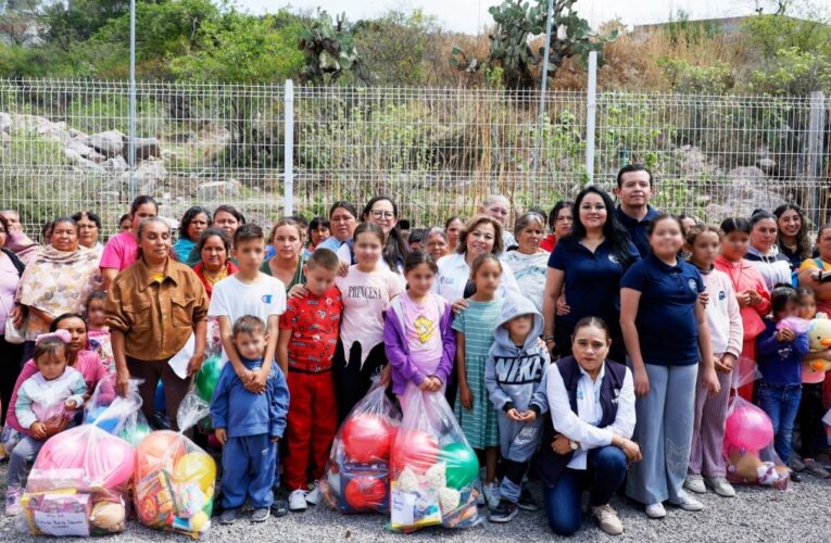SMDIF Querétaro celebra el Día del Niño con entrega de apoyos y convivencia en Santa Rosa Jáuregui