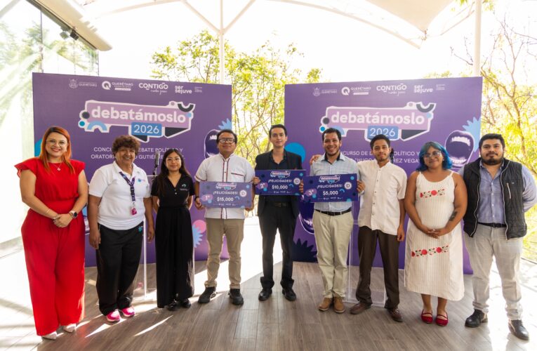 Fortalecen la participación juvenil a través del concurso estatal Debatámoslo 2026