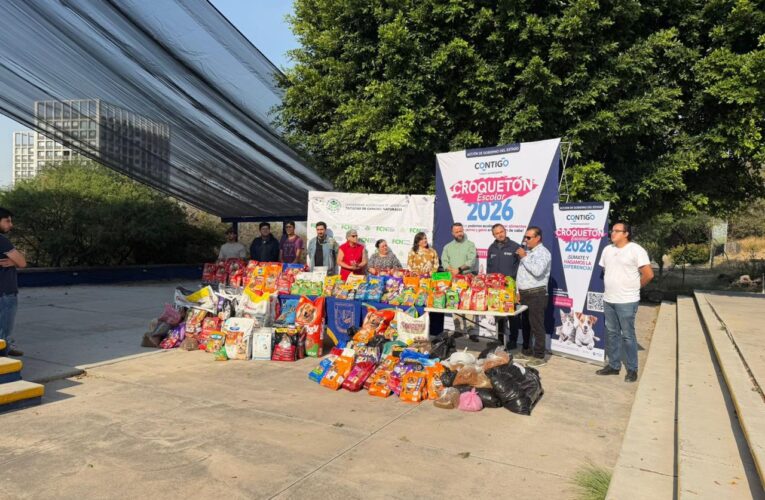 Más de 850 kilos de croquetas serán destinados a refugios y perros comunitarios en Amazcala