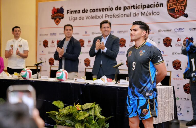 Impulsan el voleibol profesional en Querétaro con la llegada del Club Dragones