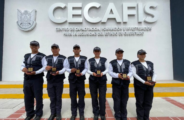 Se integran 58 nuevos policías a corporaciones de seguridad tras concluir su formación en Querétaro