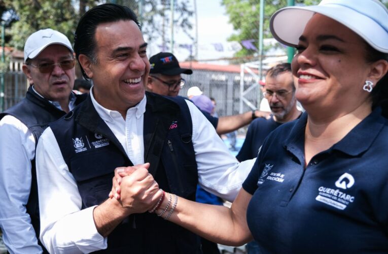 Encabeza Luis Nava jornada de rehabilitación de espacios públicos en la colonia Ejido Modelo.