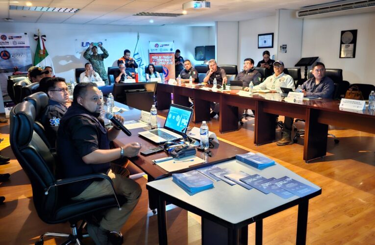 Refuerzan coordinación preventiva en municipios del semidesierto por temporada de lluvias