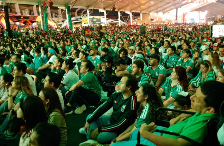 Más de 18 mil personas disfrutan del ambiente mundialista en el MéxicQ Zona Fest