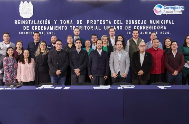 Corregidora fortalece la planeación urbana con la reinstalación de su Consejo de Ordenamiento Territorial