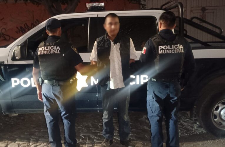 Detienen a presunto responsable de robo a comercio en San Pedro Mártir