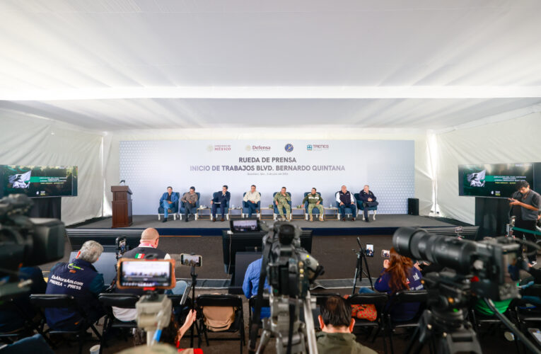 Presentan plan de movilidad para reducir afectaciones por obras del Tren México–Querétaro en Bernardo Quintana