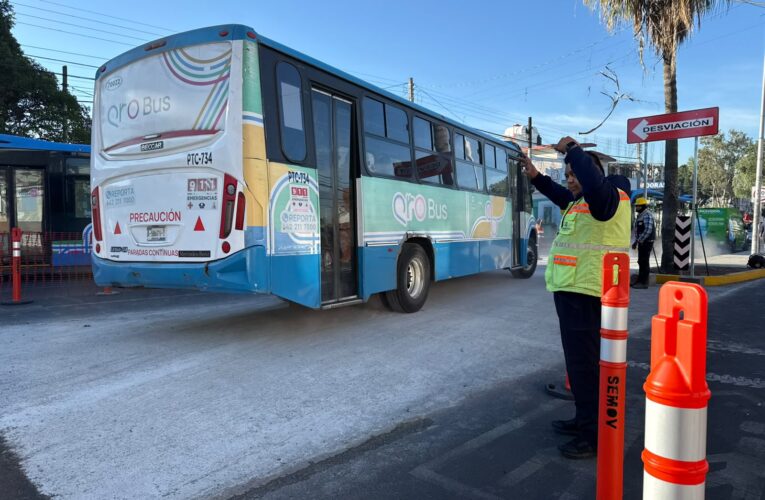 Qrobus retoma sus recorridos habituales en la zona de El Cerrito