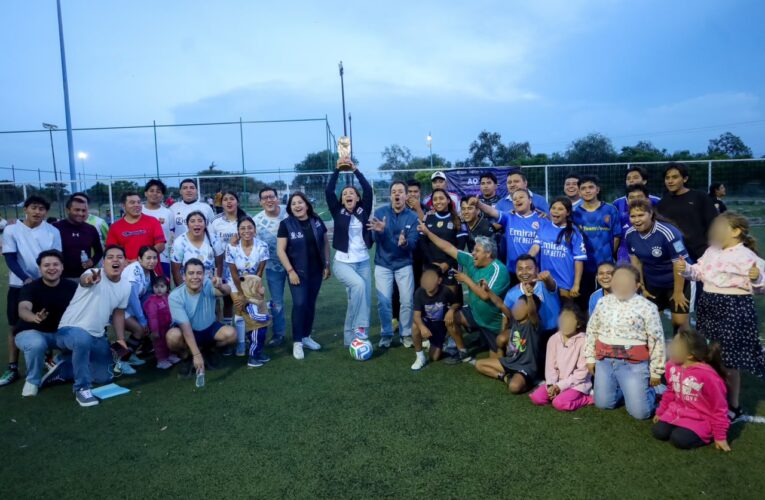 Concluye con éxito el Cuadrangular de Futbol «Aquí Contigo» en Colón