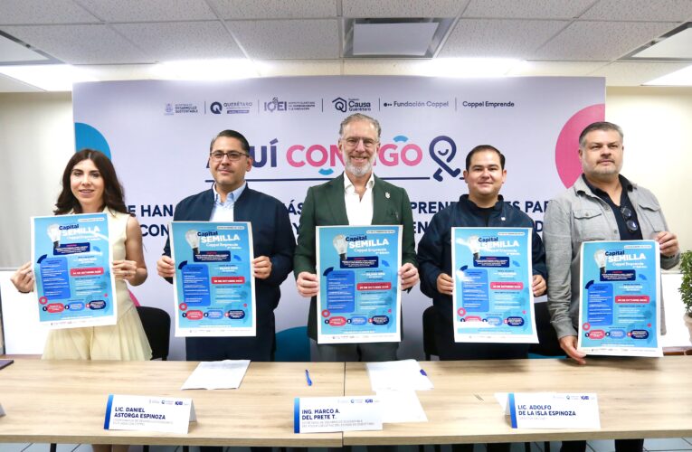 Lanzan convocatoria de Capital Semilla para fortalecer a emprendedores queretanos