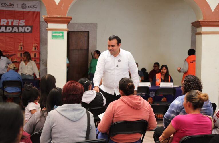 Realizan una nueva jornada del programa «Martes Ciudadano» en Colón