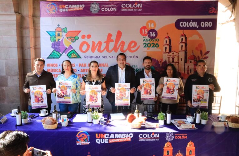 Anuncian el Festival Xönthe 2026, una celebración del vino, la gastronomía y las tradiciones de Colón