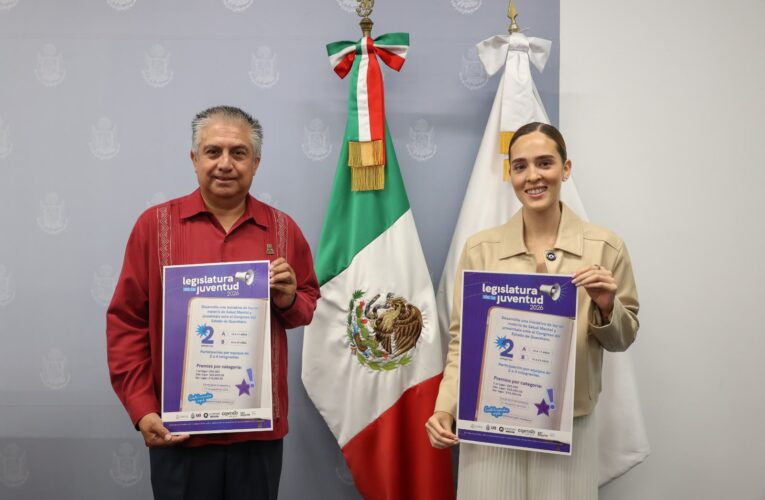 Abren convocatoria para que jóvenes de Querétaro presenten iniciativas de ley sobre salud mental