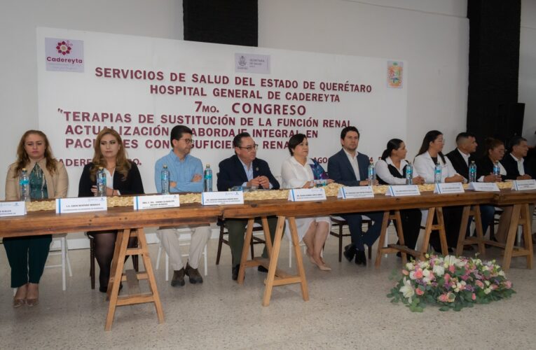 Hospital General de Cadereyta conmemora 44 años con congreso especializado en atención renal