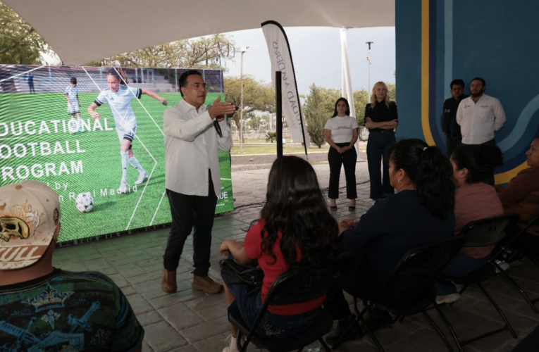 Luis Nava presenta programa de entrenamiento con metodología de la Fundación Real Madrid