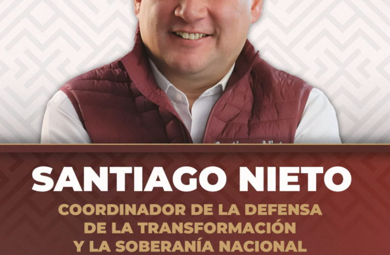 Santiago Nieto toma las riendas de la organización de Morena en Querétaro
