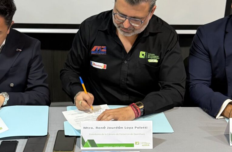 Cámara de Comercio de Querétaro y Multicomercial firman alianza para impulsar a empresarios